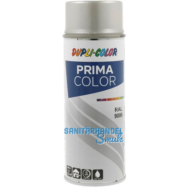 Dupli-Color Lackspray Prima 400ml, wei�alumin. seidenmatt / RAL 9006