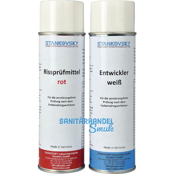 Staloc Entwickler + Farbeindringpr�fmittel rot 500 ml