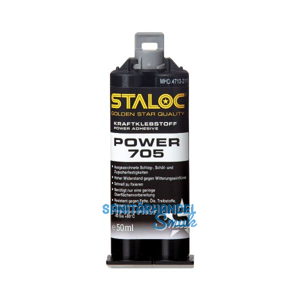 STALOC 2K Klebstoff Power 705 50ml transparent, + Mischer