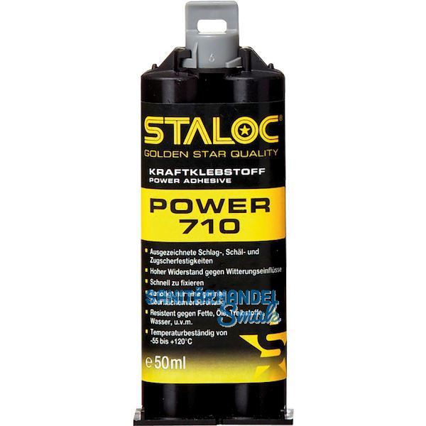 STALOC 2K Klebstoff Power 710 50ml milchig wei� + Mischer
