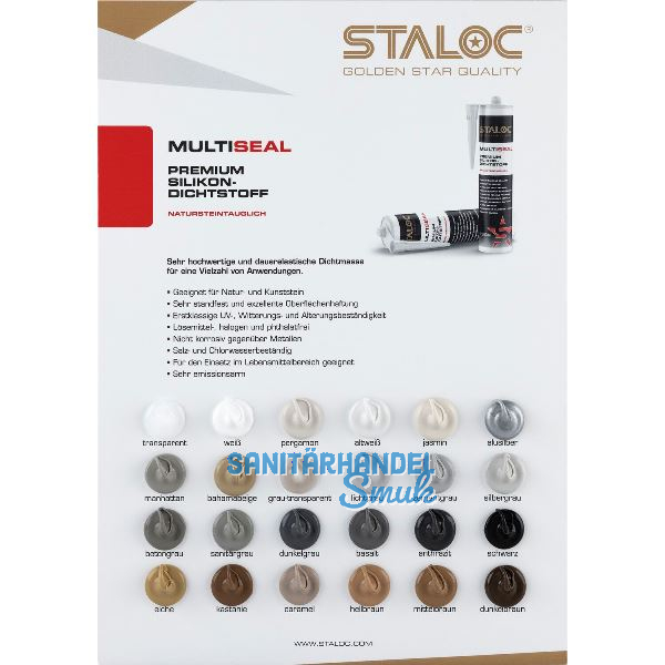 STALOC Farbkarte - MultiSeal