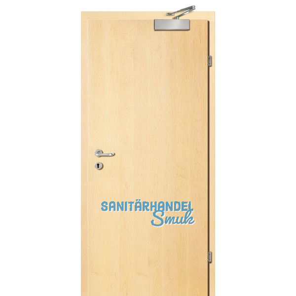 SOLIDO Smart Wohnungseingangst�re Feuerschutz EI2 30, Ahorn LI 900/2030 mm