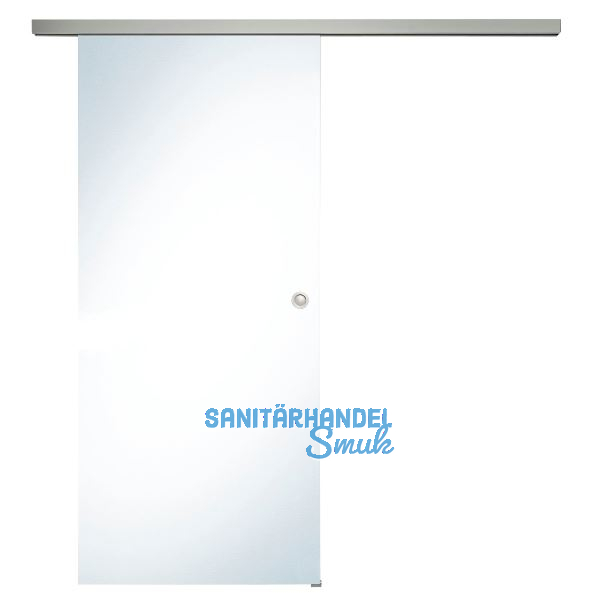 SOLIDO Glasschiebet�r Set Reflo, Beschl�ge/Muschelgriff silber, 820x2100