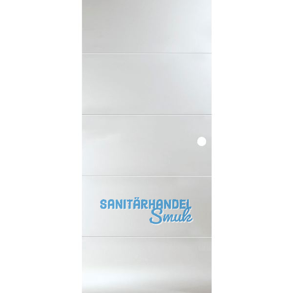 SOLIDO Glasschiebet�r Liga 4 Satiniert, mit Muschelgriff Bohrung 920x2100