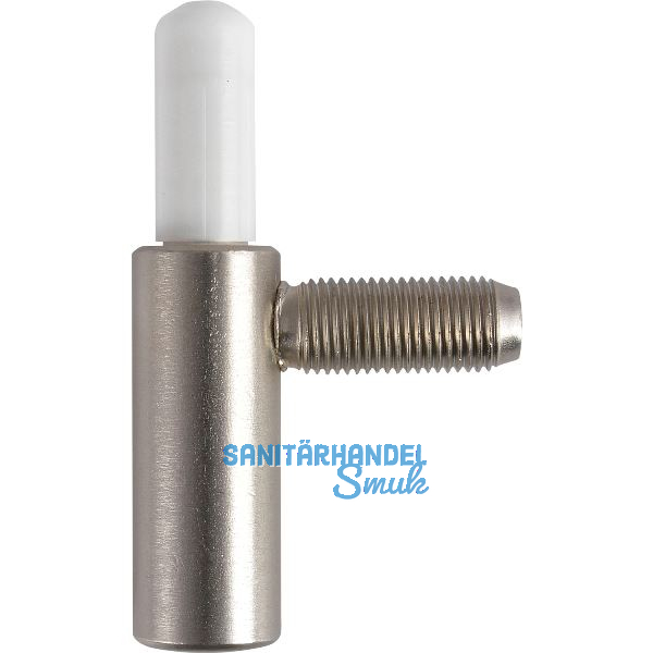 DANA 2-tlg. Twin-Bandunterteil f�r Stahlzarge, Edelstahloptik