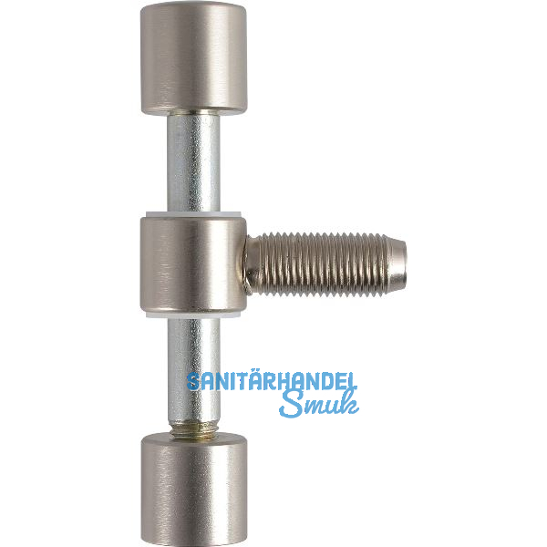 DANA 3-tlg. Twin-Bandmittelteil f�r Stahlzarge, Edelstahloptik