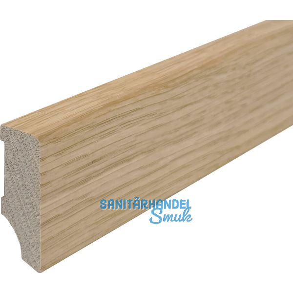 ADMONTER Sockelleiste Eiche wei� ge�lt, 16/40