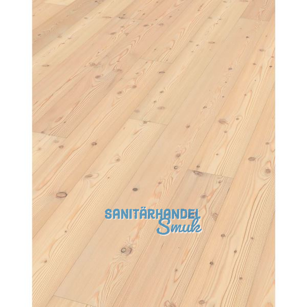 ADMONTER Landhausdiele L�rche Alba, geb�rstet, wei� ge�lt, 15 mm