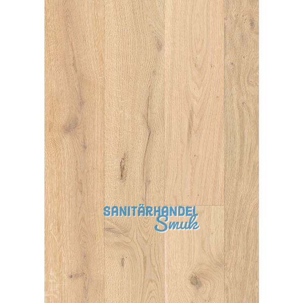 ADMONTER Landhausdiele Eiche Frosti, geb�rstet wei� ge�lt, 13 mm