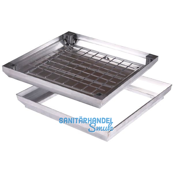 ALUPURA Wannenabdeckung mit Armierung 800x800 mm