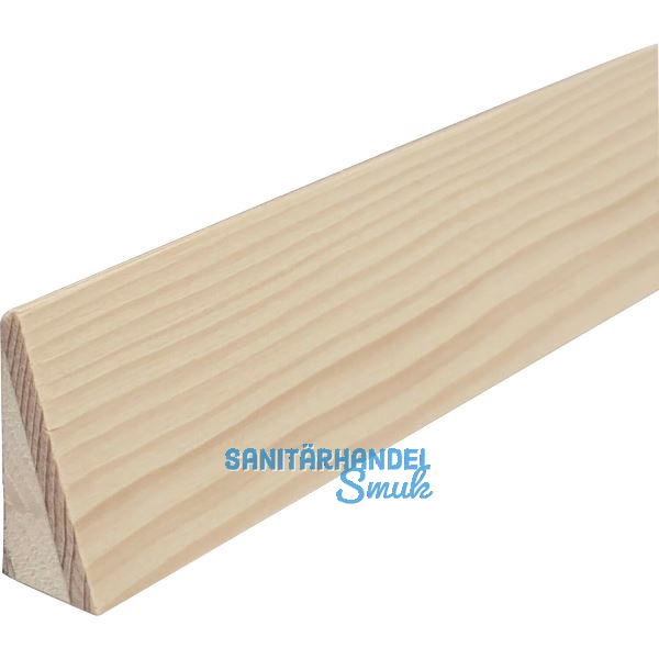 ADMONTER Sockelleiste L�rche Weiss ge�lt, 15/35