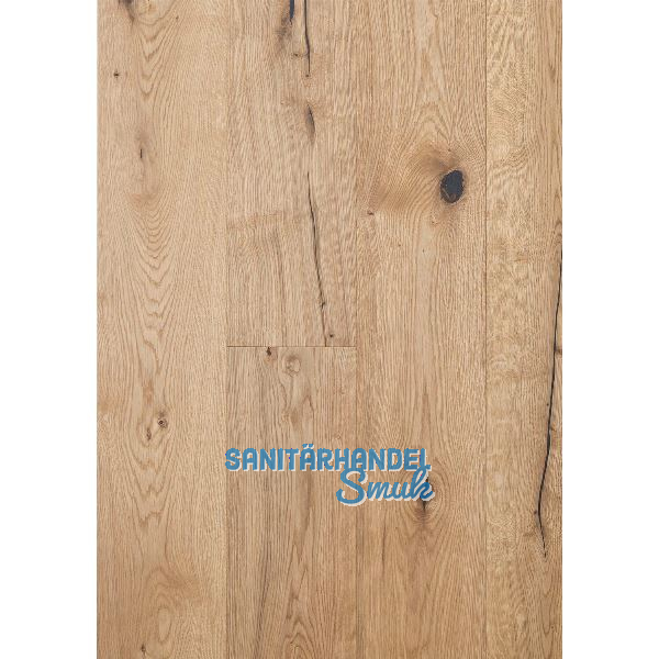 ADMONTER Landhausdiele Eiche Wild, geb�rstet natur ge�lt, 13 mm