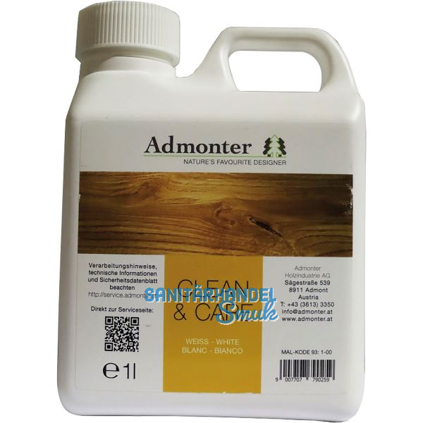 Admonter Clean & Care Weiss 1 Liter