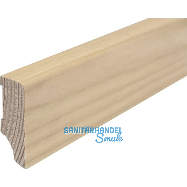 ADMONTER Sockelleiste L�rche Wei� ge�lt, 16/40