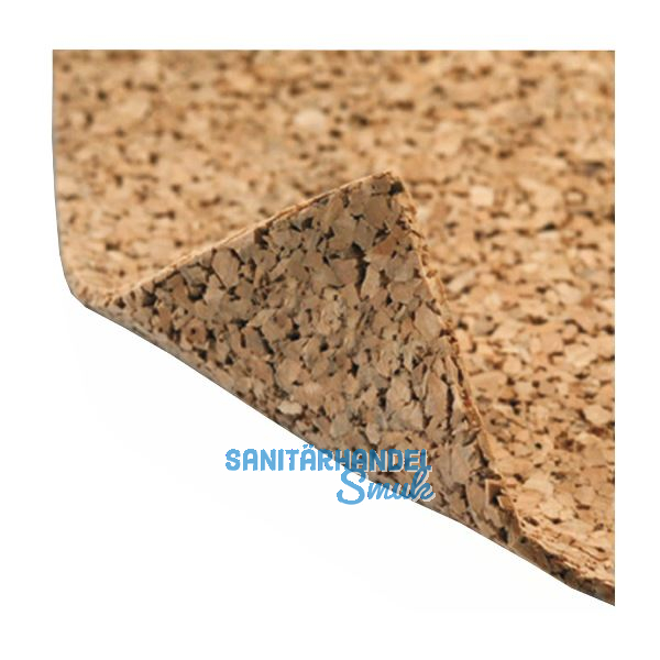 D�mmunterlage Presskork Breite 1000 mm St�rke 2,0 mm