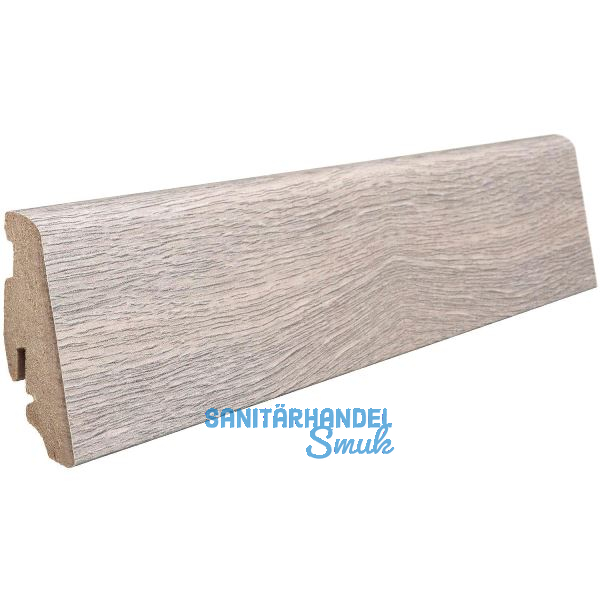 HARO Laminat Sockelleiste Eiche Contura steingrau, 19/58