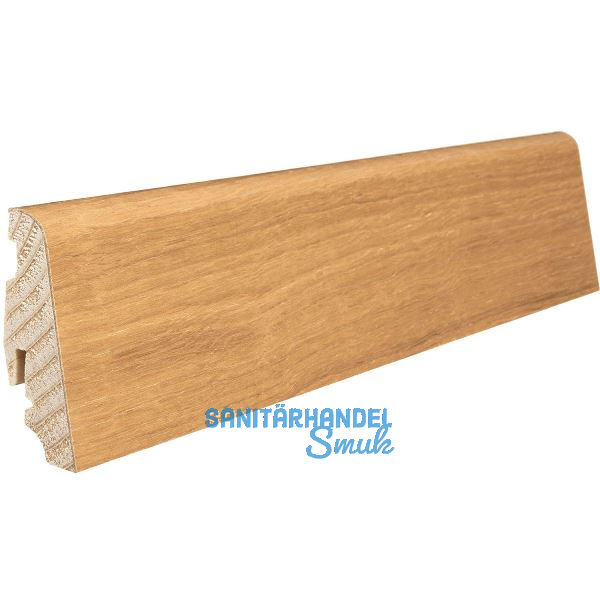 HARO Massiv-Sockelleiste furniert Eiche versiegelt, 19x58