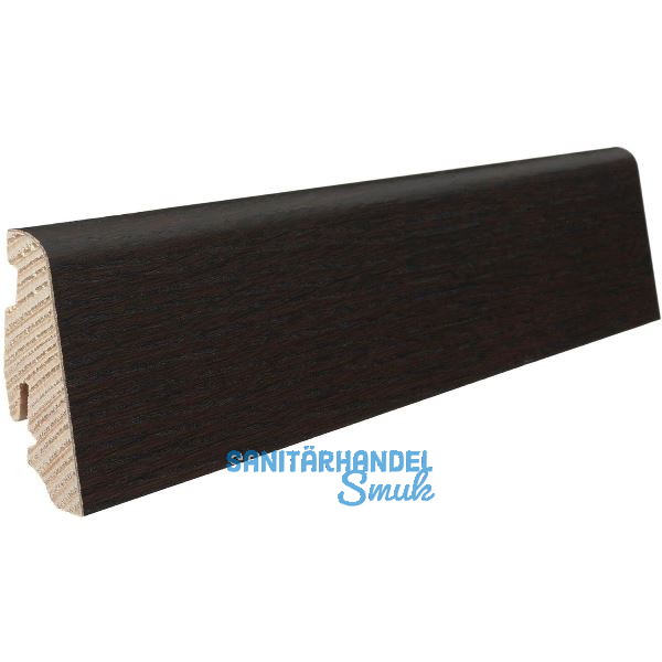 HARO Massiv-Sockelleiste furniert Achateiche ge�lt, 19x58