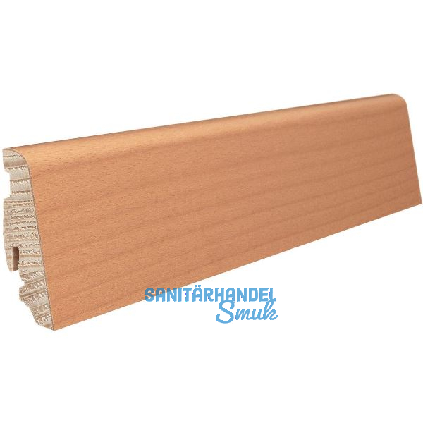 HARO Massiv-Sockelleiste furniert Buche ged�mpft versiegelt, 19x58
