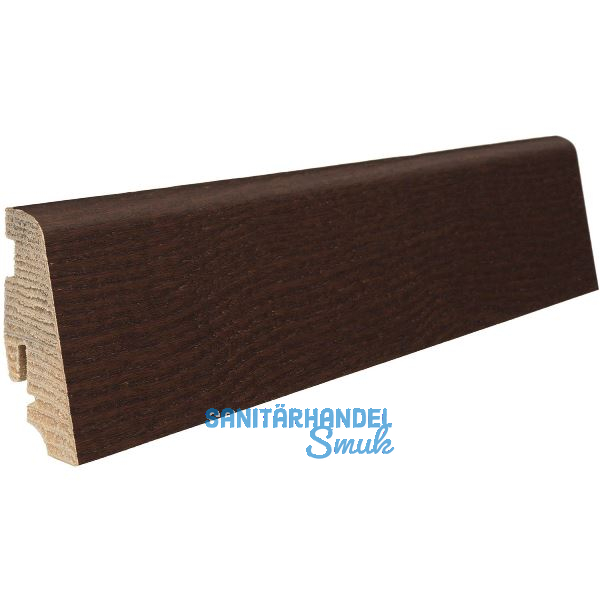 HARO Massiv-Sockelleiste furniert Thermoesche Mezzo ge�lt, 19x58