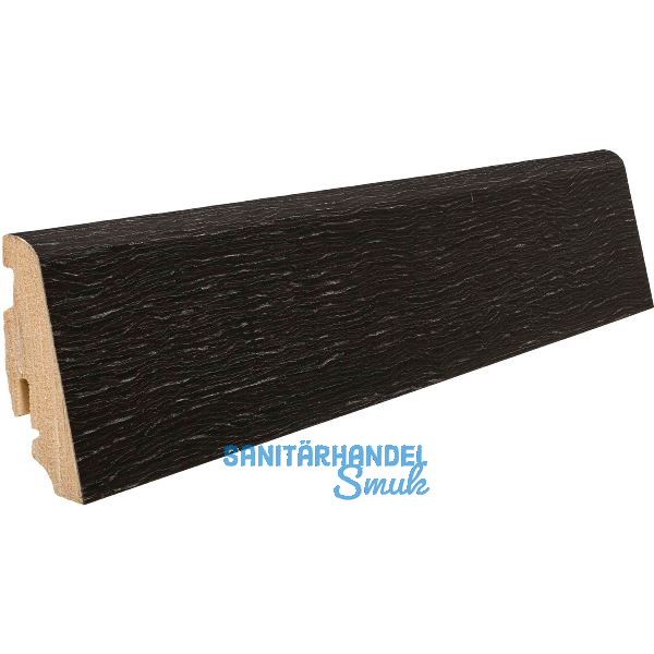 HARO Massiv-Sockelleiste furniert Achateiche strukturiert ge�lt, 19x58