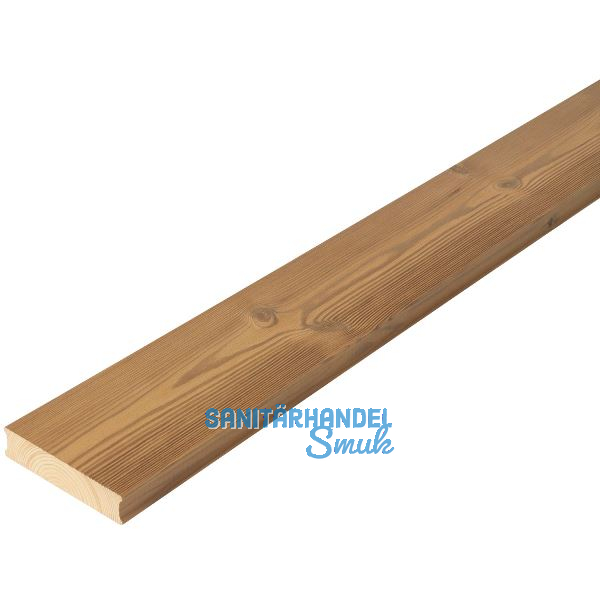 SECA Terrassendiele Thermokiefer geb�rstet, 3000 mm