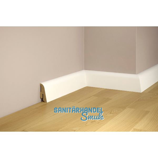 TILO Sockelleiste RAL 9016 wei� foliert 18/40