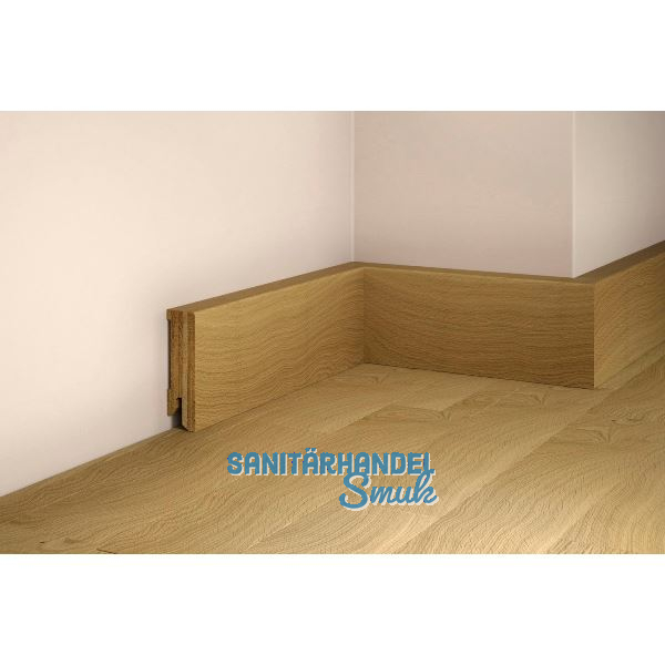 TILO Sockelleiste Eiche Alpin, massiv, versiegelt, geb�rstet 17/50