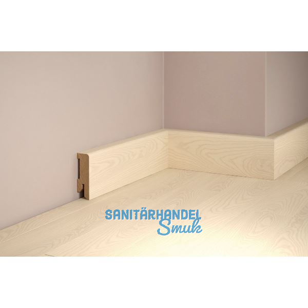 TILO Sockelleiste Esche wei� 16/50