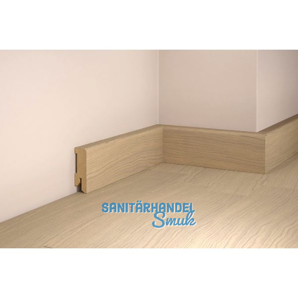 TILO Sockelleiste Eiche wei� 16/50
