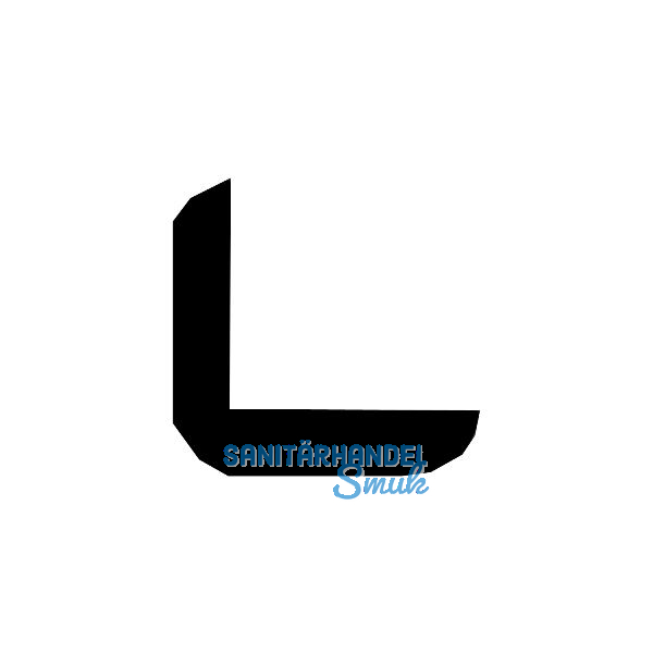 Winkelleiste 22x22x2600 mm, Uni wei�