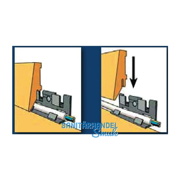 Clip Box f�r Vinyl Sockelleiste