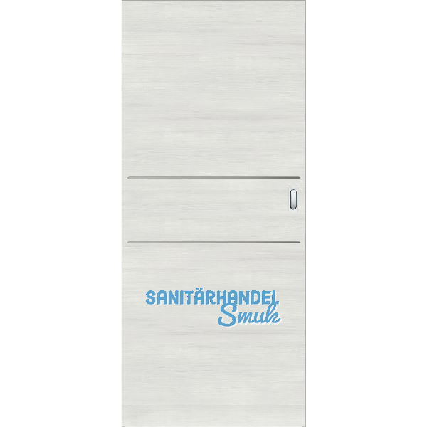 SOLIDO Donau Schiebet�re CPL Authentic Grigio quer, 2 Lisenen, 920x2070 mm