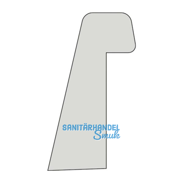 SOLIDO Glasleisten lose zu Smart Ahorn foliert