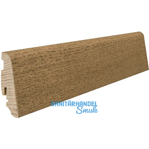 HARO Massiv-Sockelleiste furniert Eiche Puro sandbraun ge�lt, 19x58