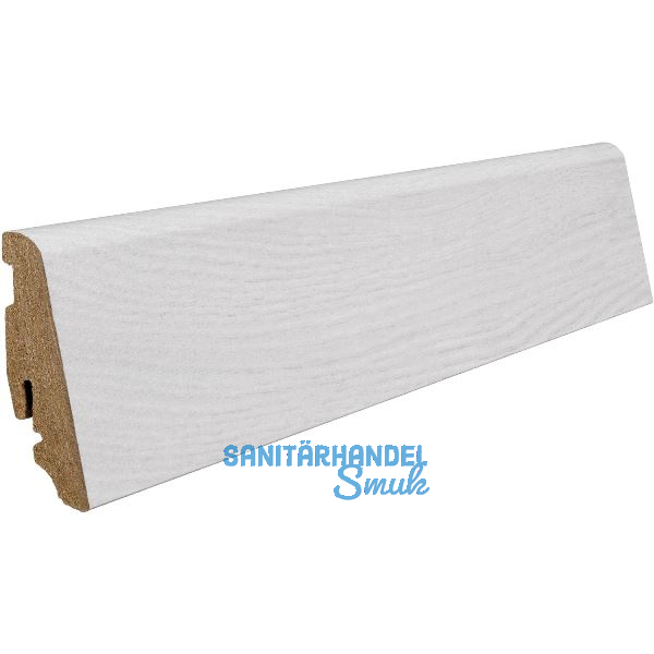 HARO Laminat Sockelleiste Eiche Emilia wei�, 19/58