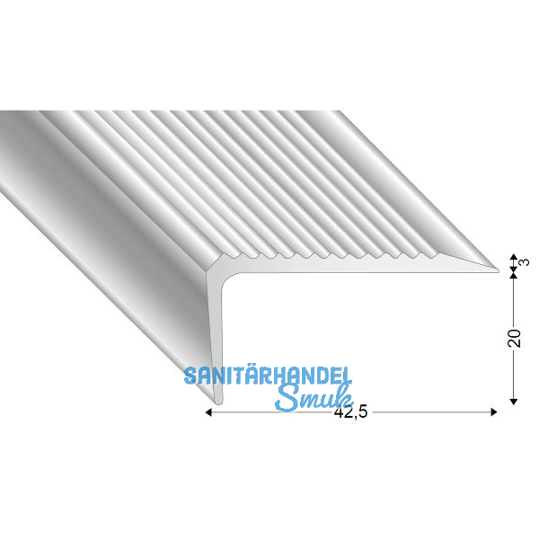 K�GELE Treppenkante 42,5 x 20 mm, 2700 mm