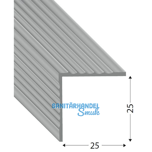 Mauerkantenprofil PVC wei�, 25 x 25 mm, 1500 mm