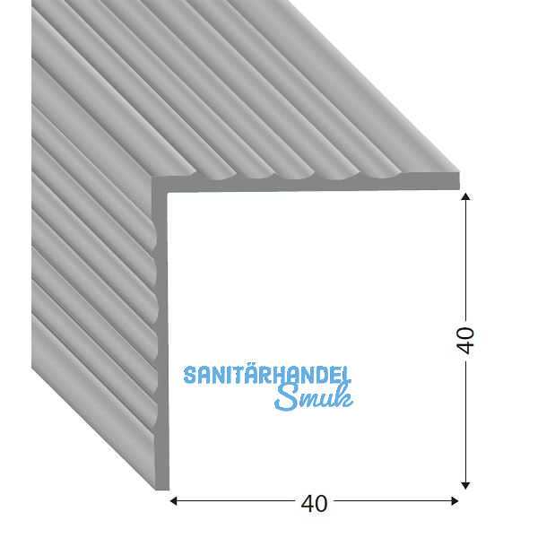 Mauerkantenprofil PVC wei�, 40 x 40 mm, 1500 mm