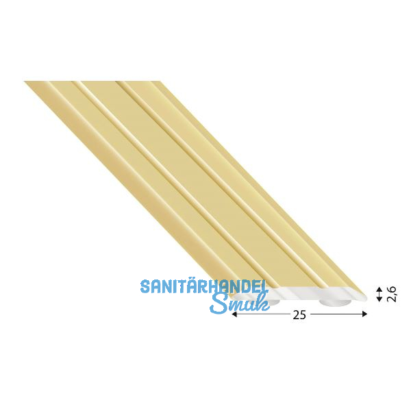 K�GELE Abdeckprofil Alu sand eloxiert 25/1000 mm