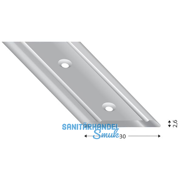 K�GELE Abdeckprofil Alu silber eloxiert 30/2700 mm
