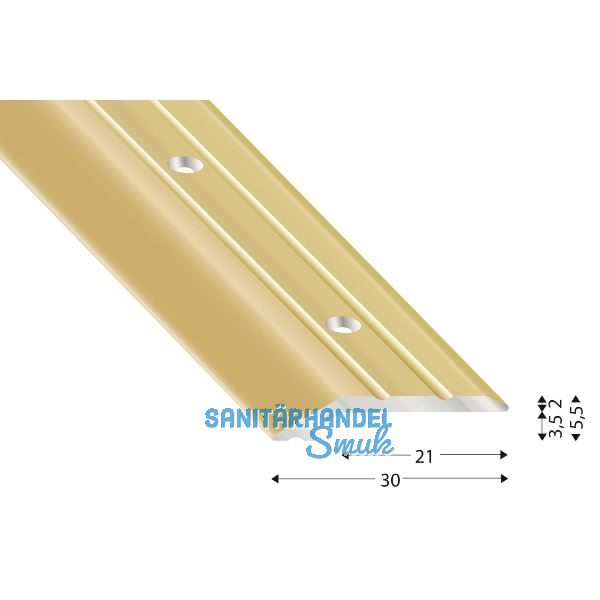K�GELE Einfassprofil Alu sand eloxiert 30/2700 mm