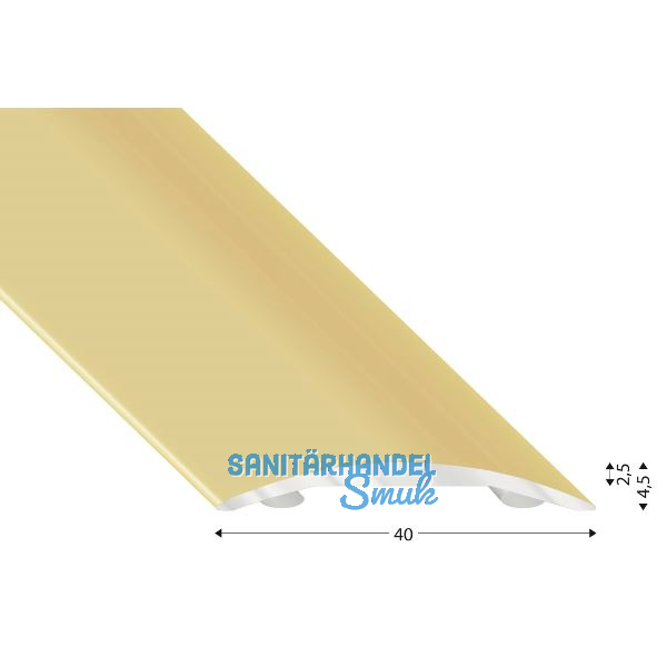 K�GELE Hohlflachprofil Alu sand eloxiert, selbstklebend, 40/1000 mm