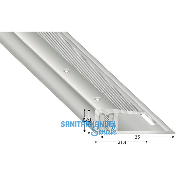 K�GELE Abschlussprofil 2700 silber eloxiert