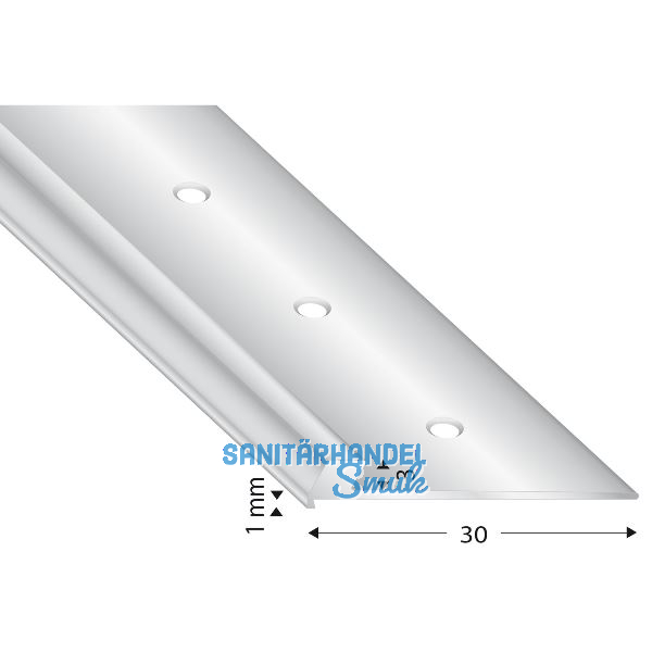 K�GELE Abschluss- und Treppenkantenprofil Alu silber eloxiert, 3 mm, 2700 mm