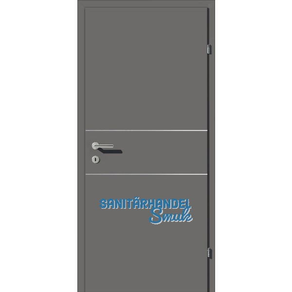 SOLIDO Smart Innent�re CPL Titangrau, 2 Lisenen VB Rechts TBA 950/2030mm