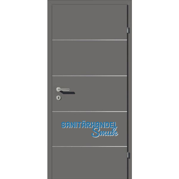 SOLIDO Smart Innent�re CPL Titangrau, 4 Lisenen VB Links TBA 1050/2030mm