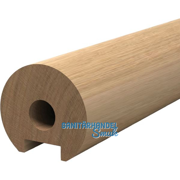 Handlauf Eiche Objekt lackiert gezinkt