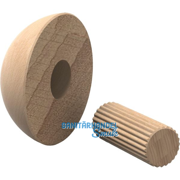 Abdeckkappen Mod. AK50F Buche roh