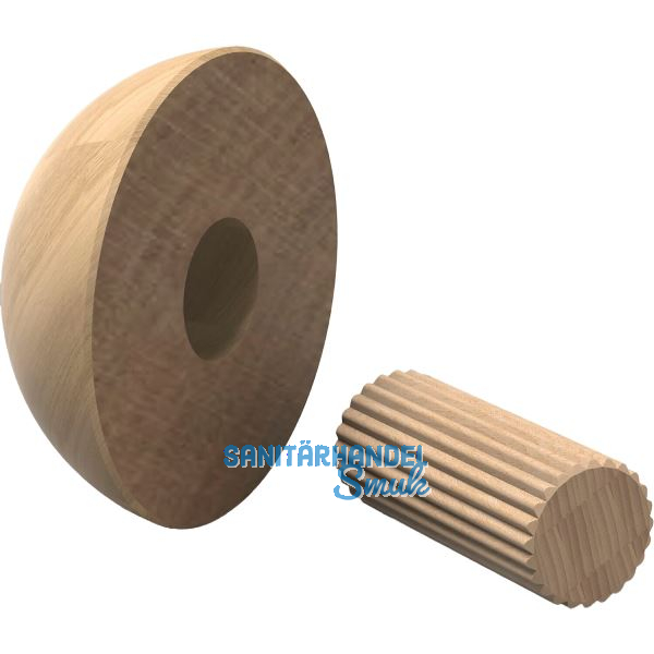 Abdeckkappen Mod. AK50F Eiche roh